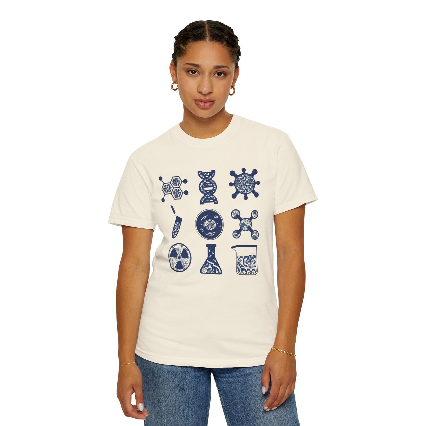 Science-Themed Unisex Garment-Dyed T-Shirt