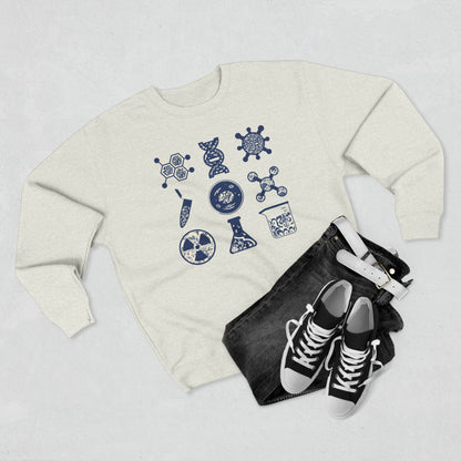 Chinoiserie Science-Themed Unisex Crewneck Sweatshirt