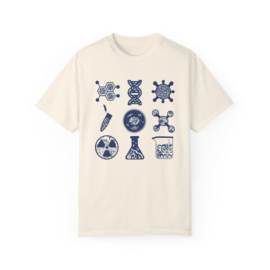 Science-Themed Unisex Garment-Dyed T-Shirt